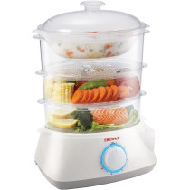 Emerald 900Watts 10 Litres Capacity, 3 Tiers/Levels Food Steamer Ea7403Fs.
