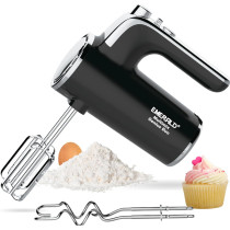 Emerald Hand Mixer 400Watts, 5 Speed, Pulse Button, Beater & Dough Hooks Included - Ek791Mg.