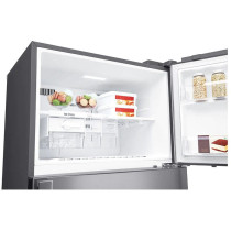 LG 592 Liters Top Mount Refrigerator, Linear Cooling, Smart Inverter Compressor, Platinum Silver Color - Gr-H832Hlhl, Min 1 year manufacturer warranty