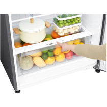 LG 592 Liters Top Mount Refrigerator, Linear Cooling, Smart Inverter Compressor, Platinum Silver Color - Gr-H832Hlhl, Min 1 year manufacturer warranty