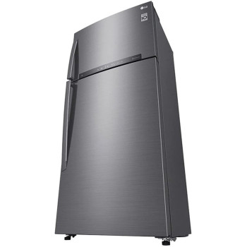 LG 592 Liters Top Mount Refrigerator, Linear Cooling, Smart Inverter Compressor, Platinum Silver Color - Gr-H832Hlhl, Min 1 year manufacturer warranty