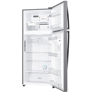 LG 592 Liters Top Mount Refrigerator, Linear Cooling, Smart Inverter Compressor, Platinum Silver Color - Gr-H832Hlhl, Min 1 year manufacturer warranty