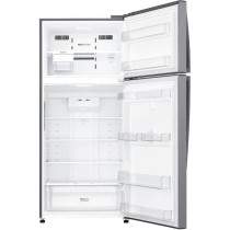 LG Top Mount 438 Liters Refrigerator, Platinum Silver Color, Smart Inverter Compressor, 10 Years Warranty on Compressor, GR-C619HLCL