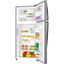 LG Top Mount 438 Liters Refrigerator, Platinum Silver Color, Smart Inverter Compressor, 10 Years Warranty on Compressor, GR-C619HLCL