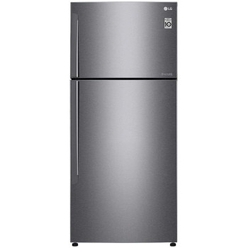 LG Top Mount 509 Liters Refrigerator, Smart Inverter Compressor, Dark Graphite Color, 10 Years Warranty on Compressor - GN-C782HQCL