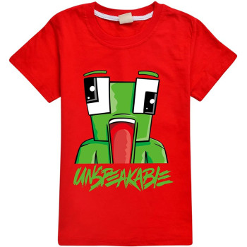 LQBNZQZ Boys Unspeaka-Ble T-Shirts Shorts Sleeve Cotton Graphic T Shirt For Kids Summer Casual Top Tee Shirts Gamer Red
