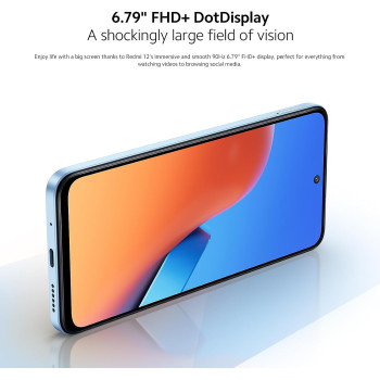 Xiaomi Redmi 12 Smartphone 8GB 256GB Polar Silver