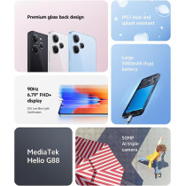 Xiaomi Redmi 12 Smartphone 8GB 256GB Polar Silver