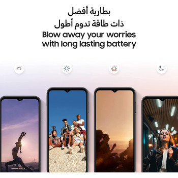 Samsung Galaxy A14 LTE Android Smartphone, Dual SIM, 4GB, 64GB, Silver - UAE Version