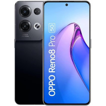 OPPO Reno8 Pro Smartphone 5G, 8GB, 256GB, 4500mAh 80W Supervooc, Glazed Black