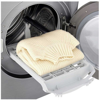 LG 9KG Condensor Dryer, Dual Inverter Dryer, Allergy Care, Silver Color, Eco Hybrid, 10 Years Warranty on Motor - RC90V9EV2W