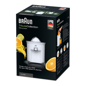Braun Tribute Collection Juice Extractor - CJ 3050, White