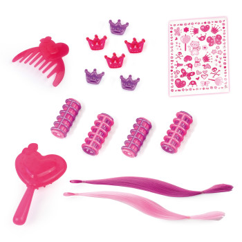 Bayer Charlene Super Model Baby Doll Set With Styling Head Hair Brushes