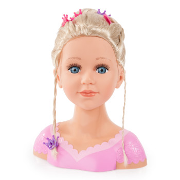 Bayer Charlene Super Model Baby Doll Set With Styling Head Hair Brushes