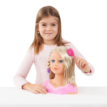 Bayer Charlene Super Model Baby Doll Set With Styling Head Hair Brushes