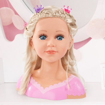Bayer Charlene Super Model Baby Doll Set With Styling Head Hair Brushes