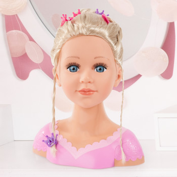 Bayer Charlene Super Model Baby Doll Set With Styling Head Hair Brushes