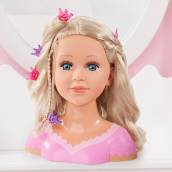 Bayer Charlene Super Model Baby Doll Set With Styling Head Hair Brushes