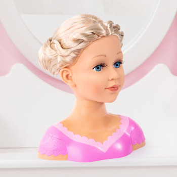Bayer Charlene Super Model Baby Doll Set With Styling Head Hair Brushes