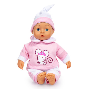 Bayer Interactive Baby Doll 36 Cm With Pacifier, Baby Doll Playset