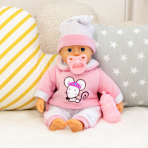 Bayer Interactive Baby Doll 36 Cm With Pacifier, Baby Doll Playset