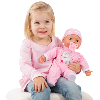 Bayer Magic Teeth Baby Doll 38Cm, Baby Doll Playset