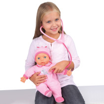 Bayer Doctor Set Baby Doll 38 Cm, Playset