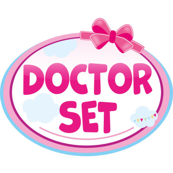 Bayer Doctor Set Baby Doll 38 Cm, Playset