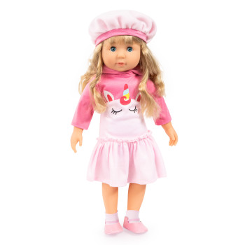 Bayer Charlene Doll Unicorn With Laugh & Kiss Sound, Baby Doll Playset