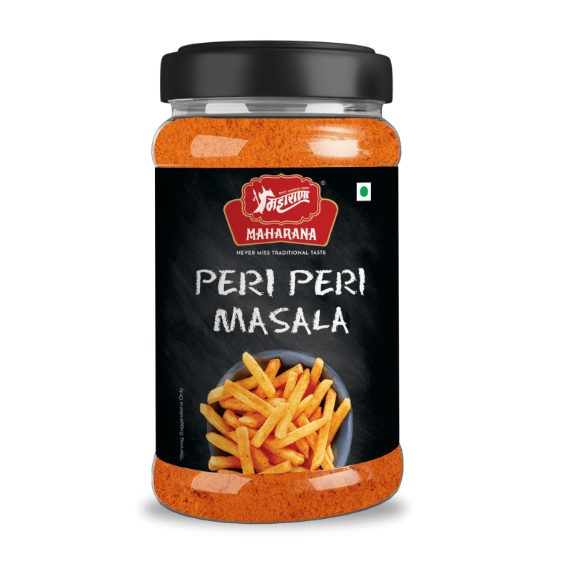 Maharana Peri Peri Masala, Seasoning Powder To Make Veg Or Nonveg Meal In Peri Peri Flavor, 90 g