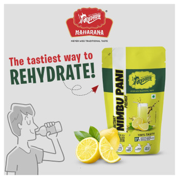 Maharana Instant Nimbu Pani Premix Instant Juice Premix, 60 g