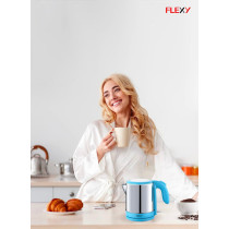 Flexy 1.5 Liter 1500W Stainless Steel Cordless Electric Kettle With 360 Degree Base