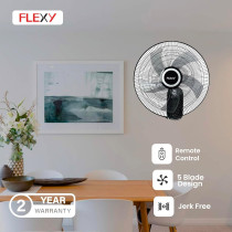 Flexy 16 Inches Wall Fan With Remote