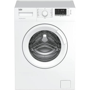 Beko Front Load Washing Machine 7KG, 1200 RPM, White, Made in Turkey - WTV7612BW, 1 Year Warranty