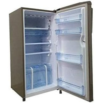 Haier Single Door Refrigerator Gross 190L / Net 165L, Silver, 1 Year Warranty - HRD-190BS