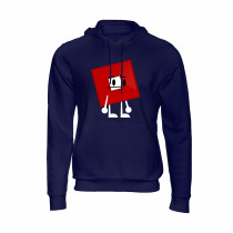 Al Amal Roblox  casual kids Hoodie  Asymmetric neck Fleece Fabric Friendly to skin,Unisex kids Navy Blue