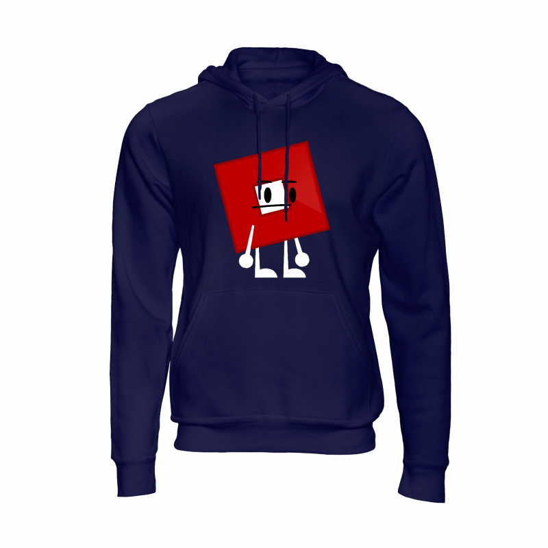 Al Amal Roblox casual kids Hoodie Asymmetric neck Fleece Fabric Friendly to skin,Unisex kids Navy Blue