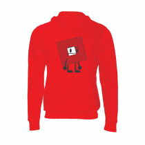 Al Amal Roblox  casual kids Hoodie  Asymmetric neck Fleece Fabric Friendly to skin,Unisex kids Red