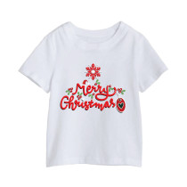 Al Amal Christmas T-shirt With Lil heart n flower Round Neck Cotton Fabric Friendly to skin,Unisex adults White