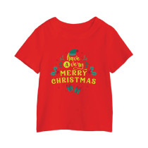 Al Amal Have a very merry christmas Tishirt Round Neck Cotton Fabric Friendly to skin,Unisex adult Red