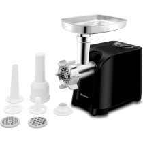 Sharp 2200W 3 Disc Meat Mincer/Grinder/Sausage/Kebab Maker EG-PL41-K3, Japan Blade With Reverse Function, Black And Silver "Min 1 year Manufacturer Warranty"
