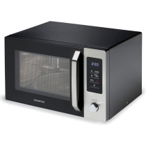  KENWOOD 30L Microwave Oven with Grill, Convection, Digital Display, 5 Power Levels, Defrost Function, Stainless Steel, Auto Menu, 95 Minutes Timer, Clock Function 900W MWM31.000BK Black/Silver 