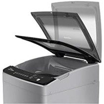  Sharp 9Kg Top Load Fully Automatic Stainless Steel Tub Washing Machine with Child Lock ES-ME95CZ-S, Light Grey 