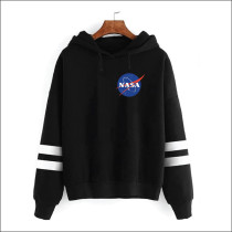 NASA Space Rocket Moon Space Astronaut Novelty Men Women Unisex Hooded Sweatshirt Hoodie CL09898, Black