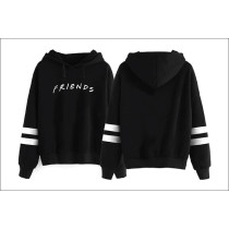 Aganmi Fashion Casual Friend Hoodie Sweatshirt Friend TV Show Merchandise Women Graphic Tops Hoodies Sweater Funny Hooded Pullover, Black