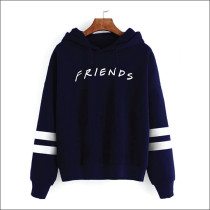 Aganmi Fashion Casual Friend Hoodie Sweatshirt Friend TV Show Merchandise Women Graphic Tops Hoodies Sweater Funny Hooded Pullover, Navy Blue