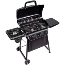 Char Broil 3 Burner + Side Burner Gas Grill With Storage Rack, â€ŽStainless Steel, Barbecue Charcoal Grill, Black, 1 Year Warranty