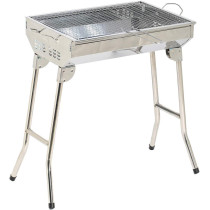 Outdoor & Indoor Foldable Barbecue Grill, Medium Size With Legs - Y0222X012, 1 Year Warranty