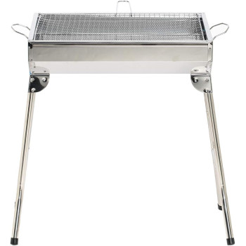 Outdoor & Indoor Foldable Barbecue Grill, Medium Size With Legs - Y0222X012, 1 Year Warranty