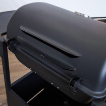 Danube Home 4 Burner Gas Bbq Grill With Wheels Movable Barbecue Grill Portable Cart Style Gas Bbq Griller For Patio Lawn Garden Picnic Camping, L 107 x W 53 x H 95.5 Cm, Black, 1 Year Warranty